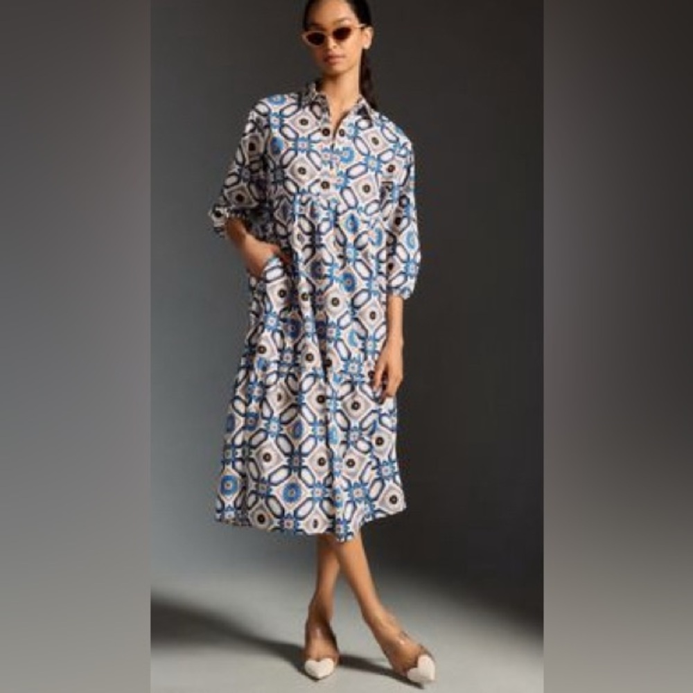 Maeve, by Anthropologie, Bettina Tired Dress, Size M, 10.